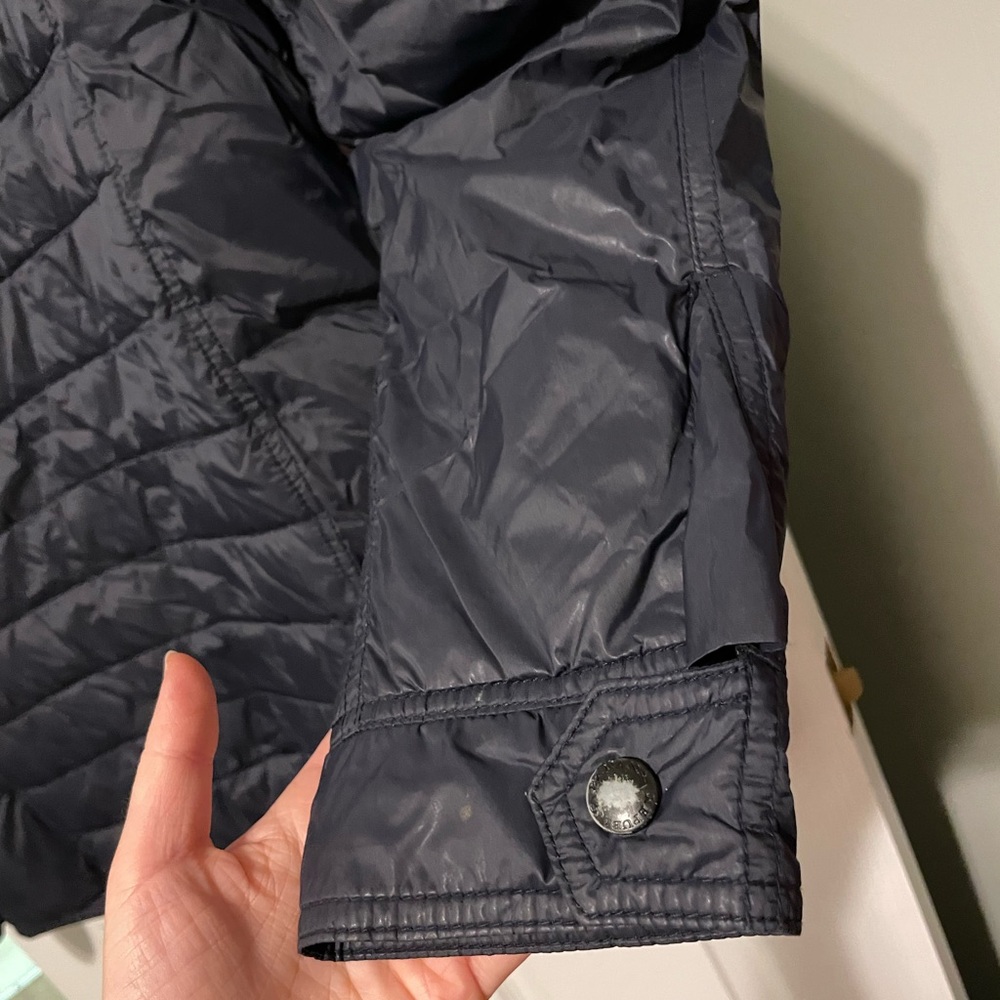 Banana Republic Navy Primaloft Quilted Puffer Shirt Jacket - Picture 11 of 12